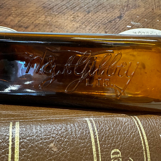 H&A Gilbey Amber Gin Bottle