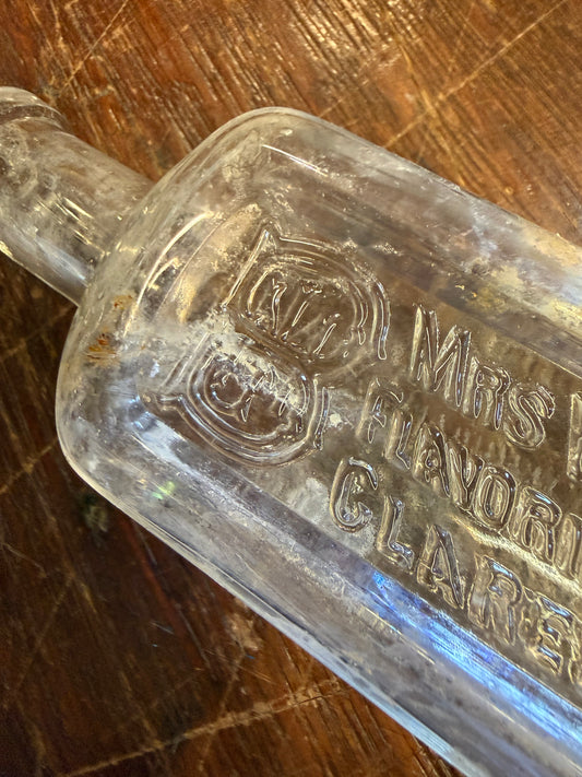 Mrs. M J Bradford Extract Bottle