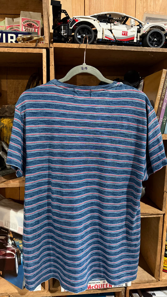 RRL Striped Short Sleeve T-shirt Large