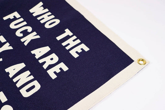 Who Cares What They Think Camp Flag