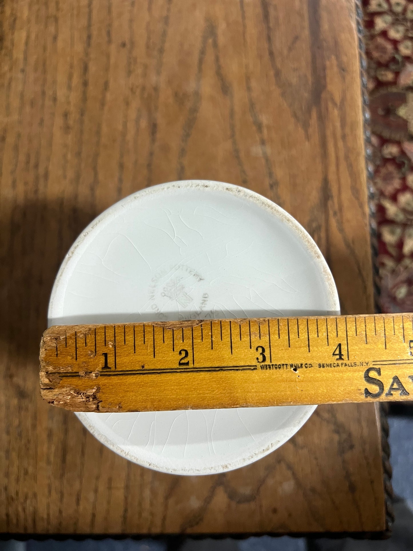 Lord Nelson White Ironstone Banded Dairy Jug