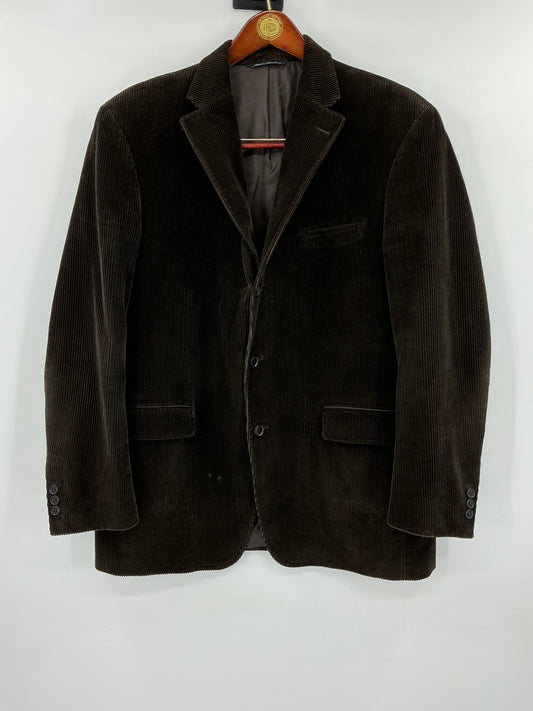 Vintage J. Press Chocolate Brown Brisbane Moss Chapman Group Sack Jacket 44R