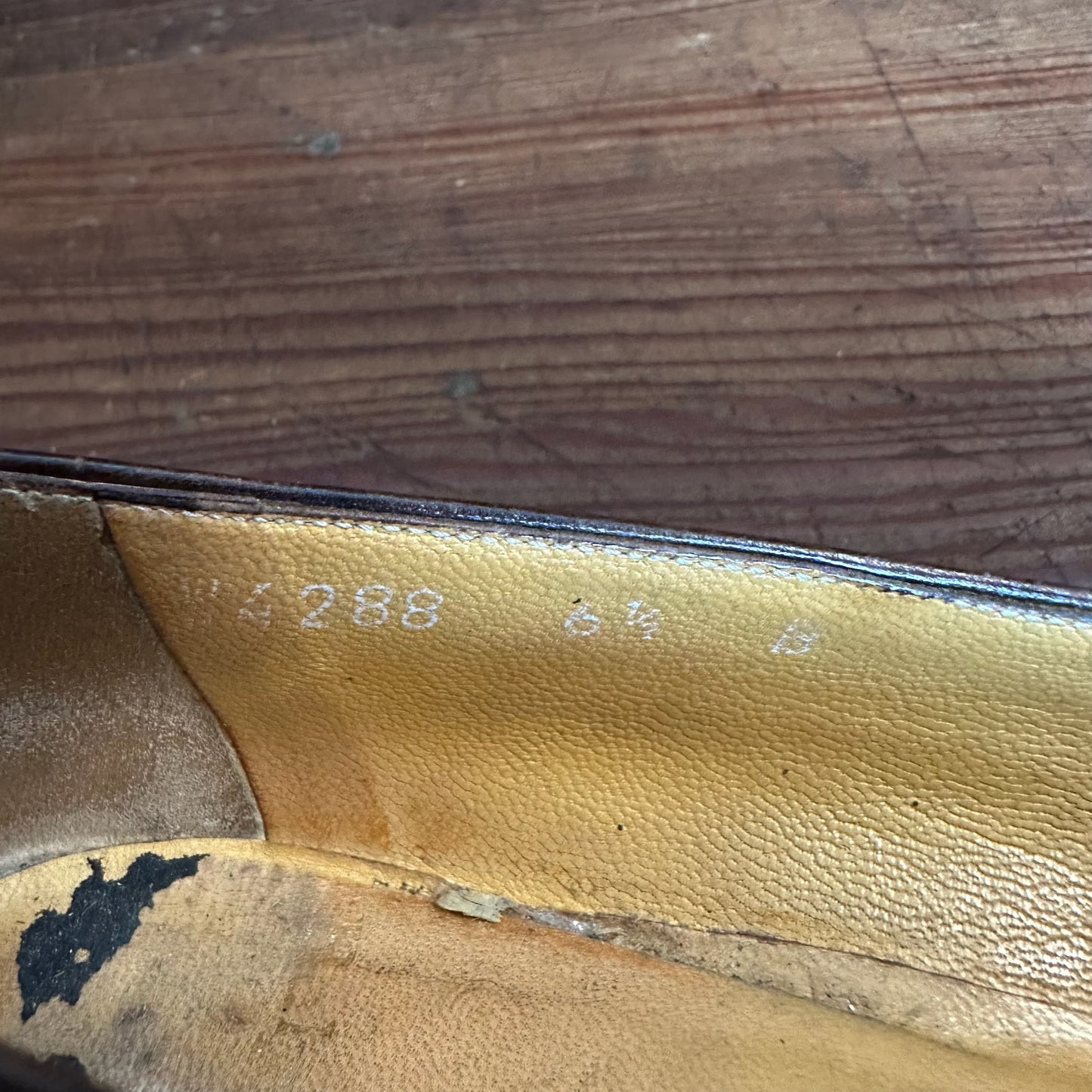 Vintage Ralph Lauren Brown Leather Wing Tip Penny Loafer