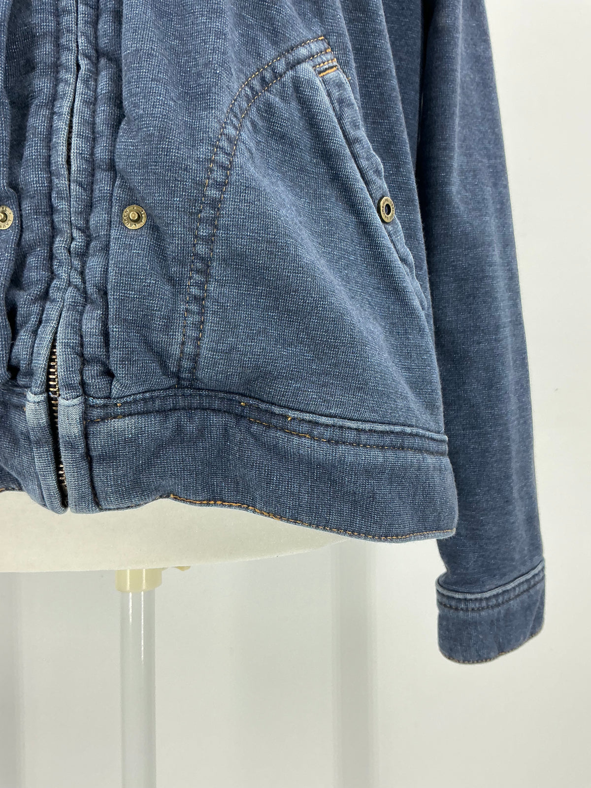 Vintage Lauren Ralph Lauren Denim Zip Up Jacket Large