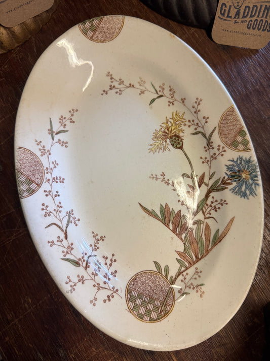 Stratford Pattern Polychrome Transfer Platter