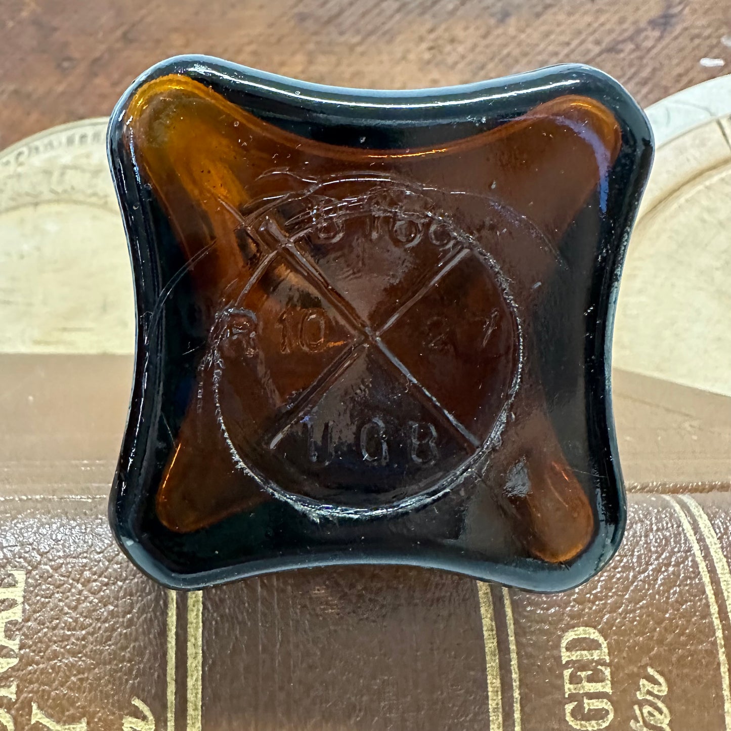 H&A Gilbey Amber Gin Bottle