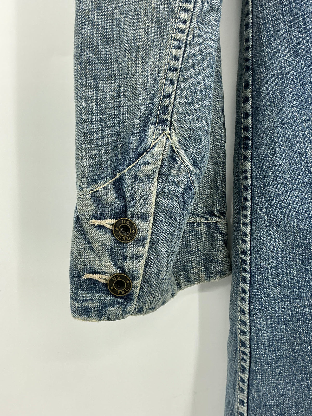 Vintage Ralph Lauren Denim Coverall Long Coat Medium