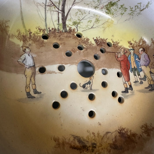 Royal Doulton Seriesware Coaching Days Bowl w/ Strainer