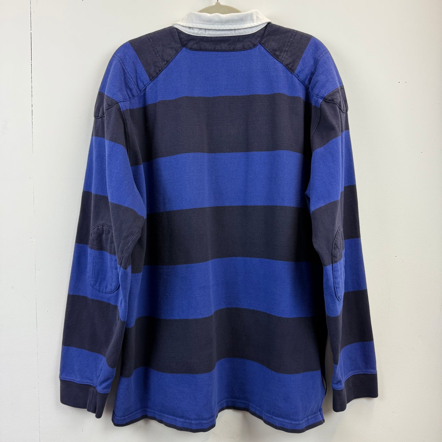 Vintage Polo Ralph Lauren Rugby XL - Wide Navy Royal Blue Stripe