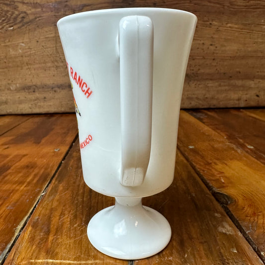 Boy Scout Tall Mug Milk Glass Philmont Scout Ranch Cimarron, New Mexico