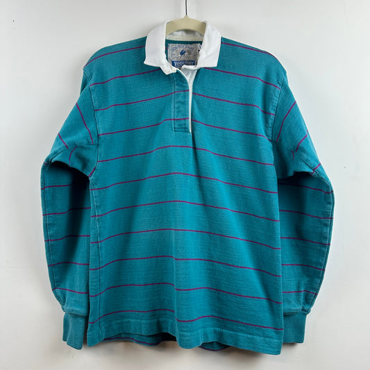 Vintage Lands End Rugby Medium
