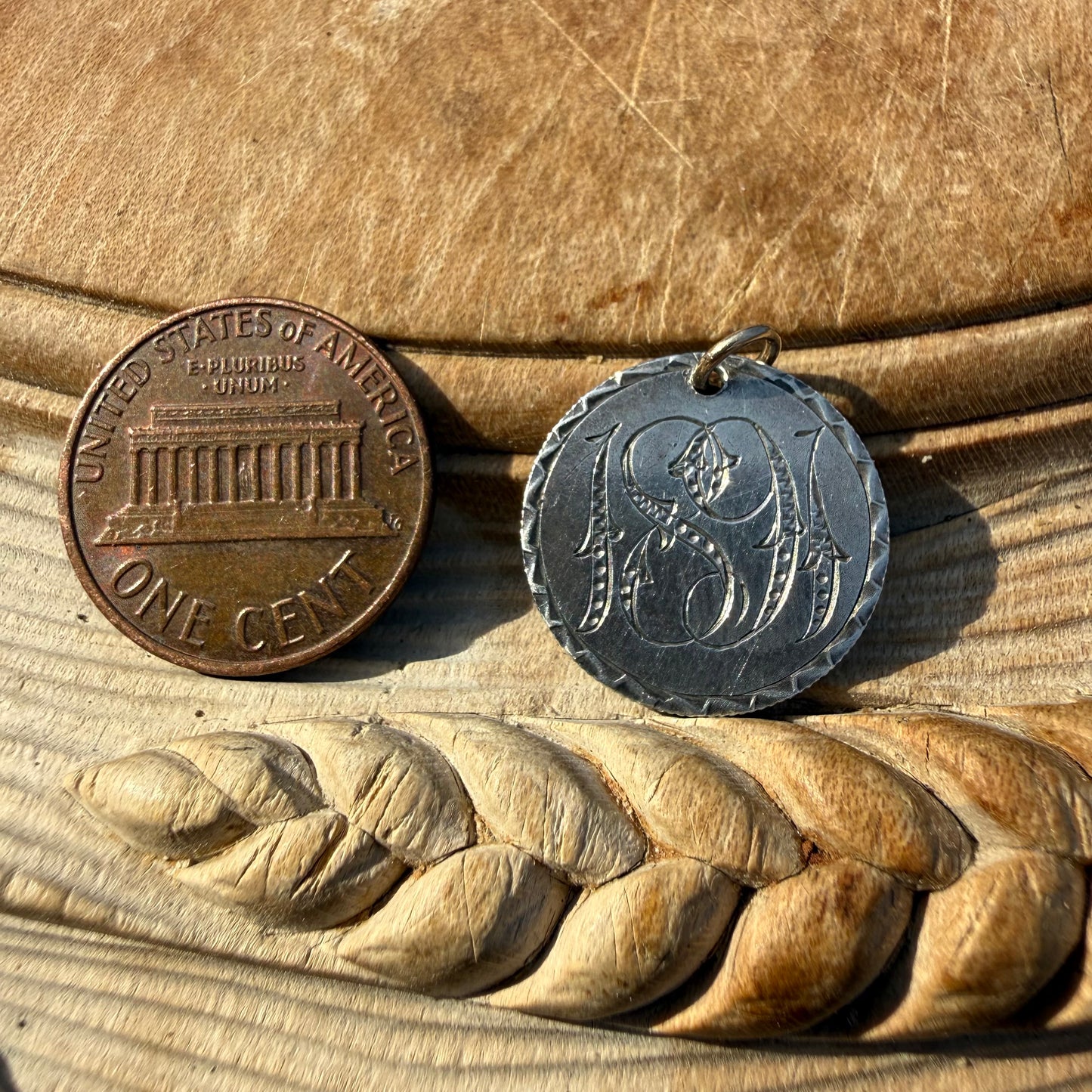 Victorian Love Token - HHW/HWH/WHH - 1891