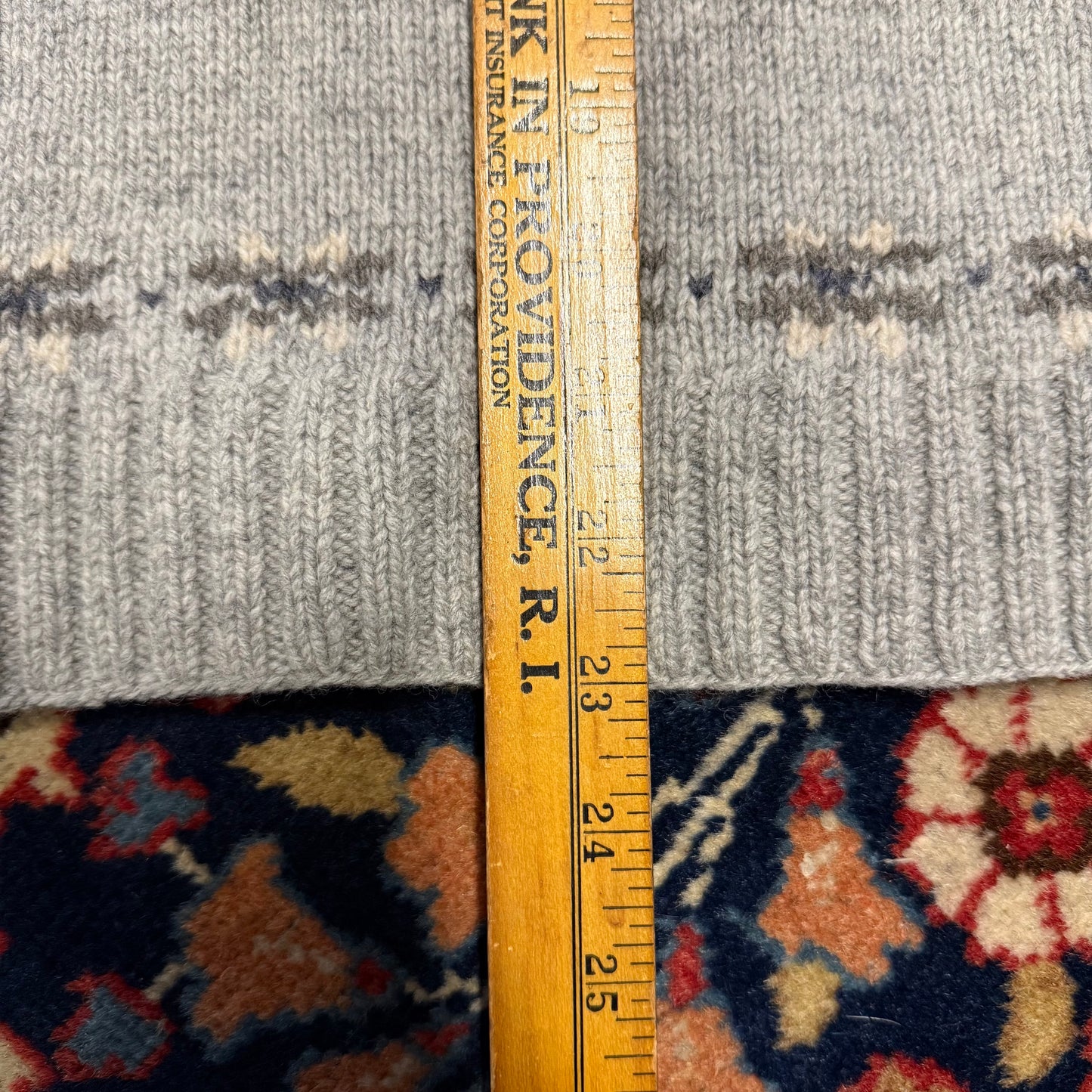 Vintage Lauren Ralph Lauren Handknit Polar Bear Family Mockneck Sweater