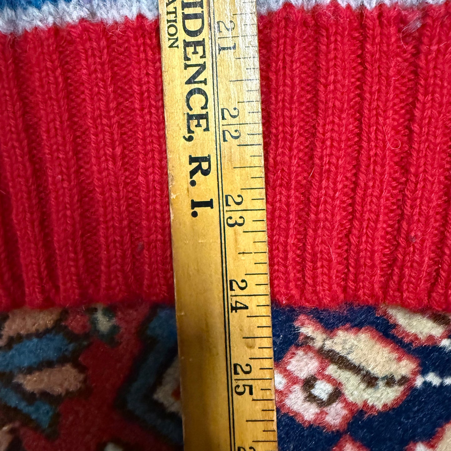 Vintage Chaps Ralph Lauren Shetland Wool Snowflake Fair Isle Sweater