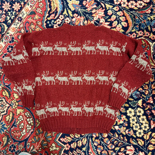 Vintage Woolrich Reindeer Cardigan
