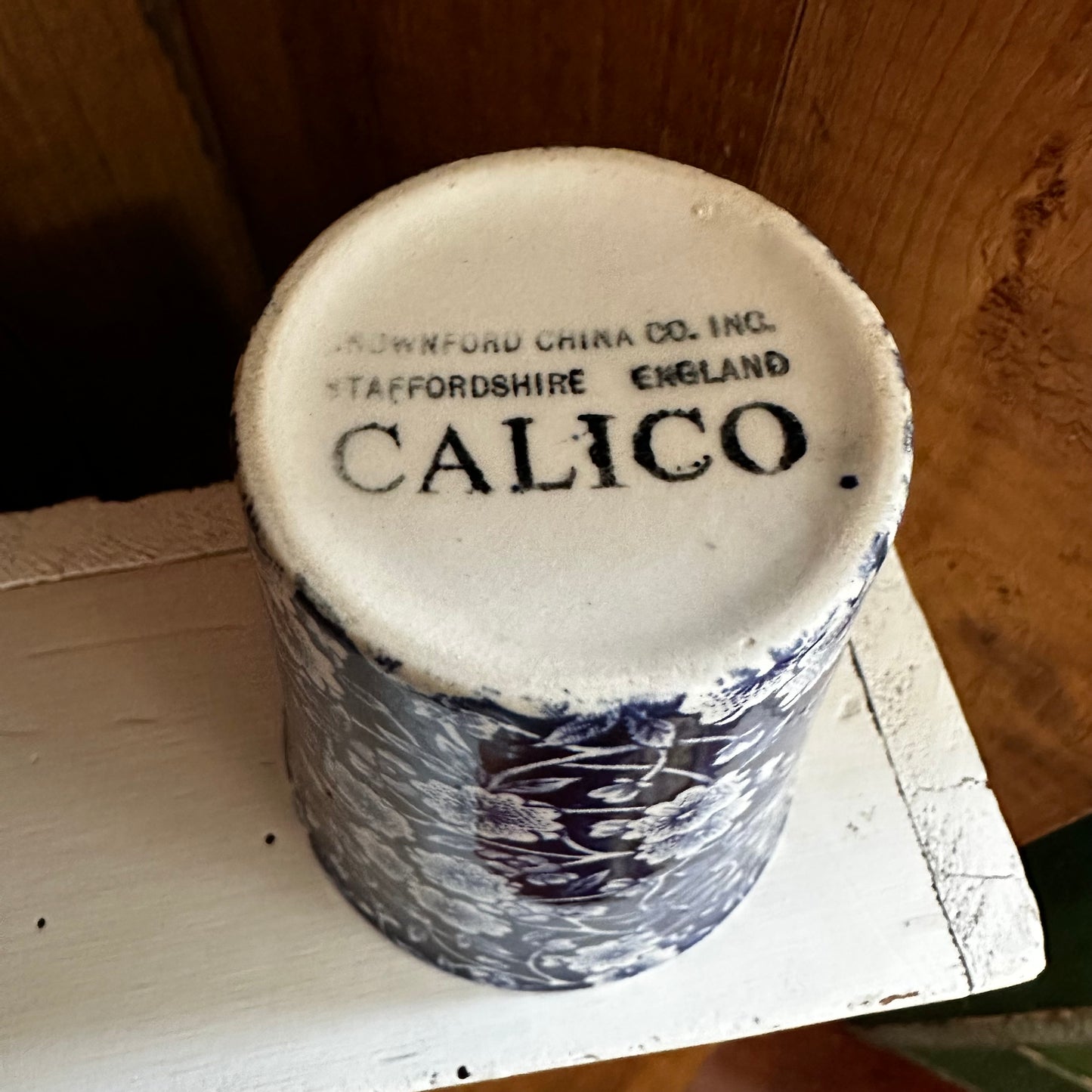 Crownford Blue Calico Tumbler