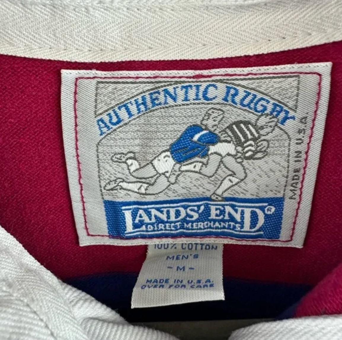 Vintage Lands' End Rugby Medium