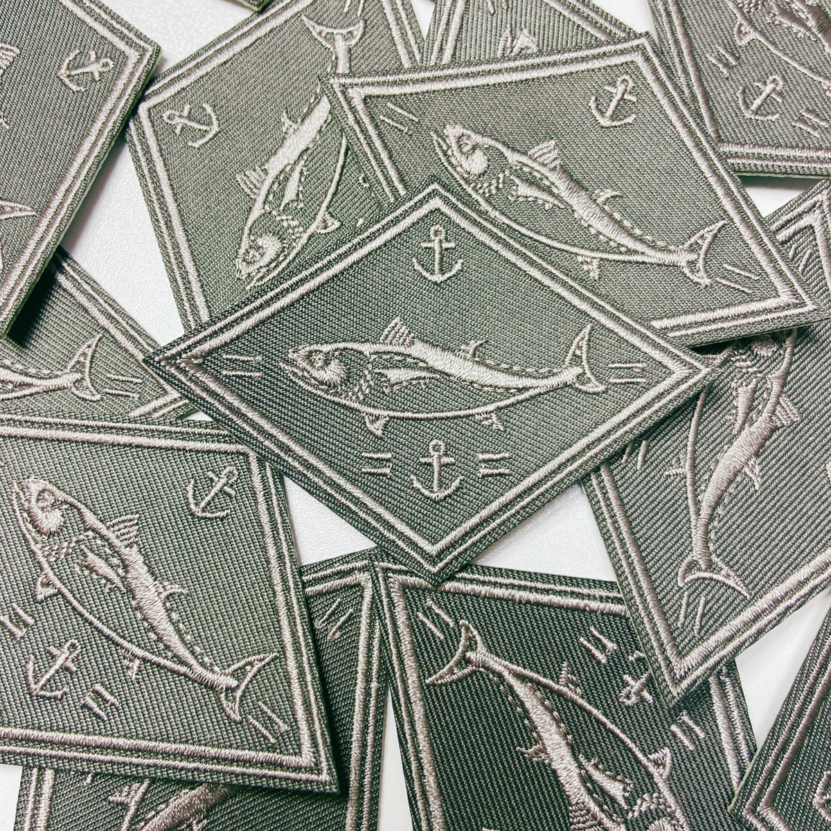 PREORDER - 3" Fishing Patch - Embroidered Hat Patch