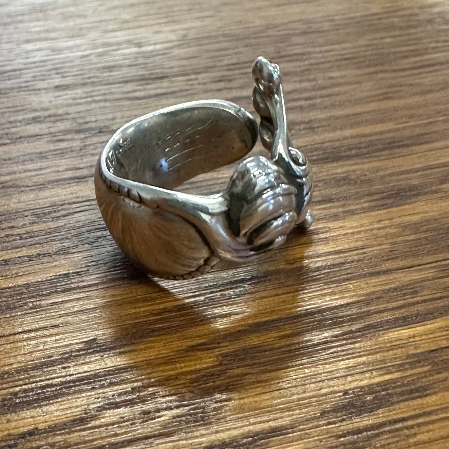 Romance of the Sea Sterling Spoon Ring 7
