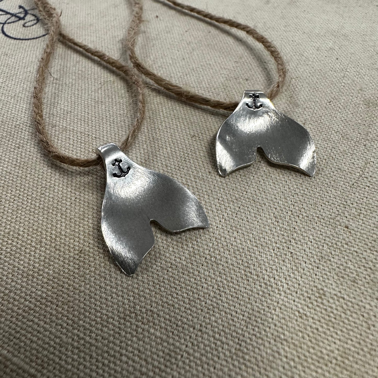 Small Mermaid Tail Pendant w/Anchor