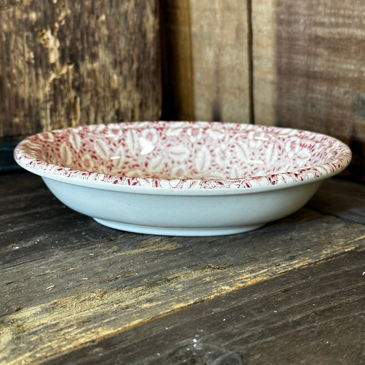 Vintage Mason's for Crabtree & Evelyn Red Floral Transferware Soap Dish