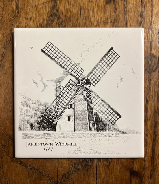 Jamestown Historical Society Tile - Windmill 1787