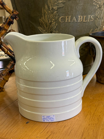 Royal Doulton White Banded Extra Large Dairy Jug