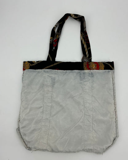Equestrian Pattern Tote Bag