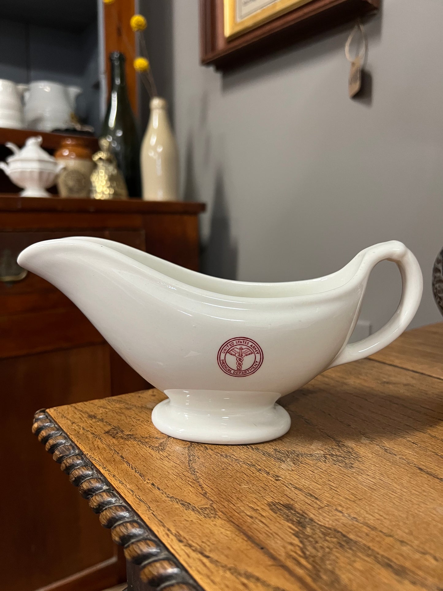 US Army Medical Department Gravy Boat