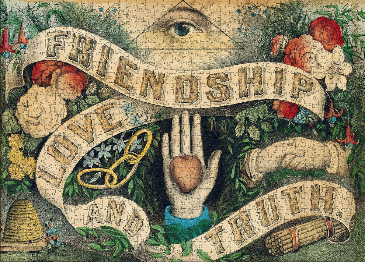 PREORDER - John Derian Friendship, Love, and Truth 1000-Piece Puzzle