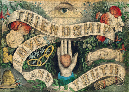 PREORDER - John Derian Friendship, Love, and Truth 1000-Piece Puzzle