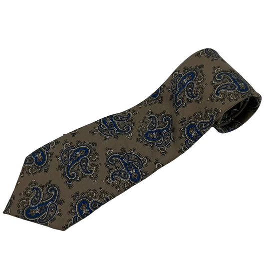 Vintage Strawbridge Clothier Men’s Blue Paisley Silk Tie