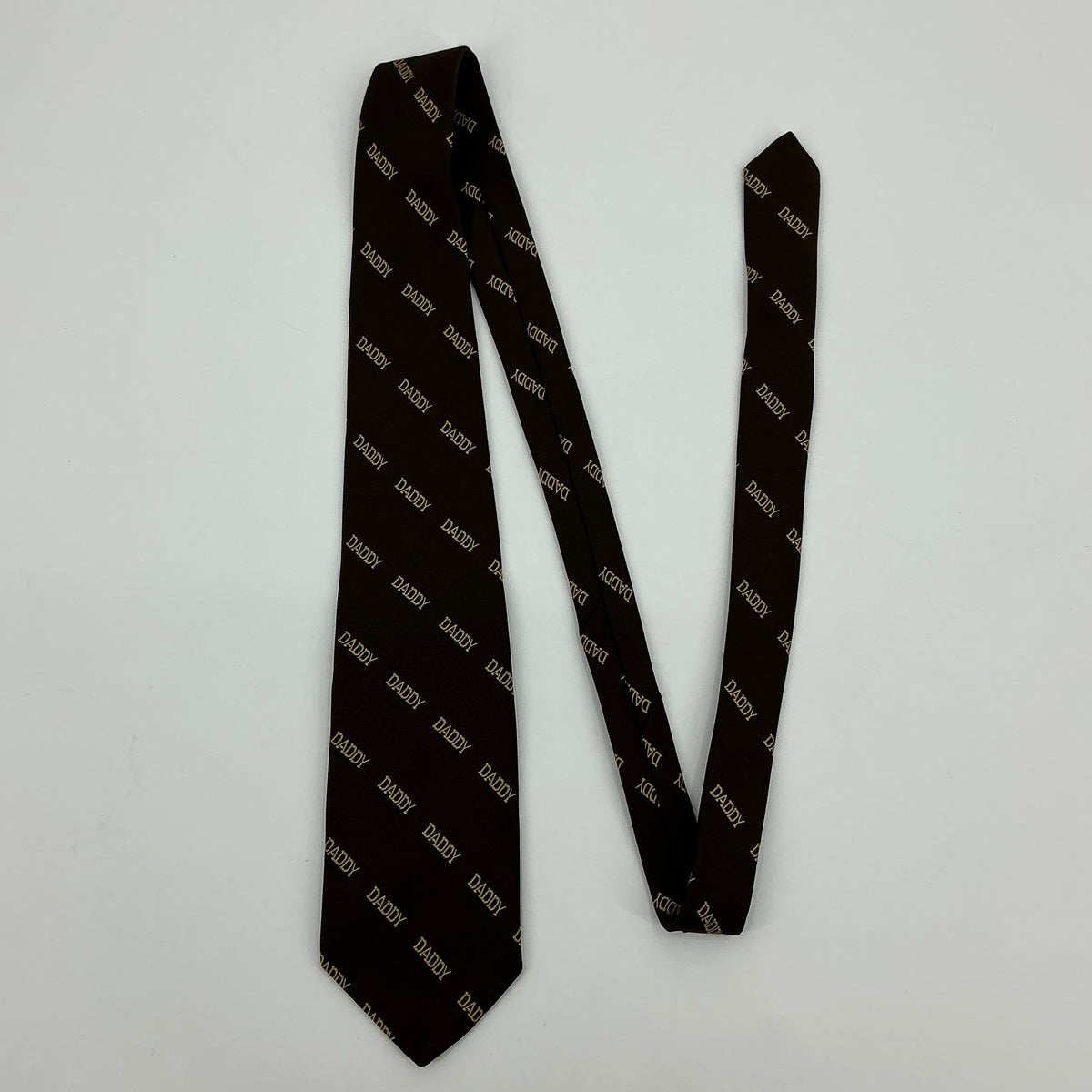 Vintage Cappuccino AOP “Daddy” Brown Tie