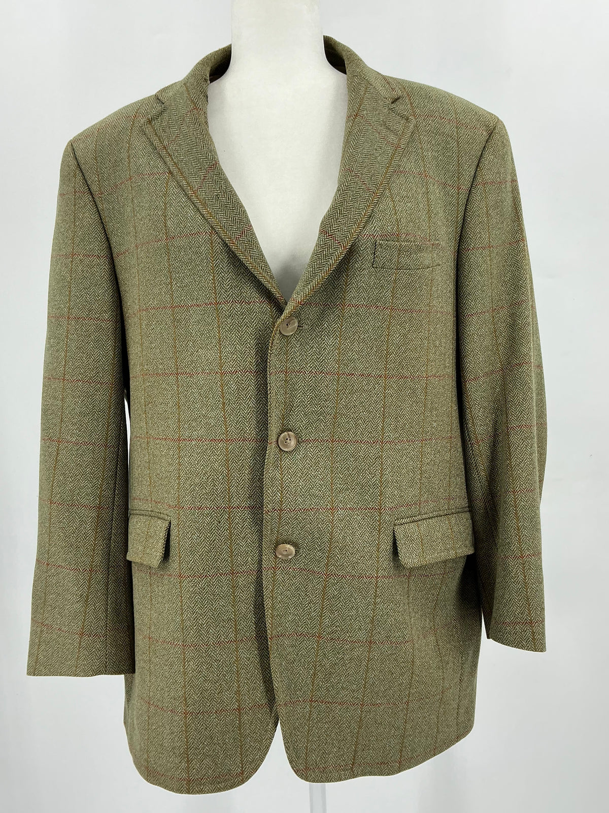 J. Press Plymouth Pressidential Wool Tweed Sport Coat 44R