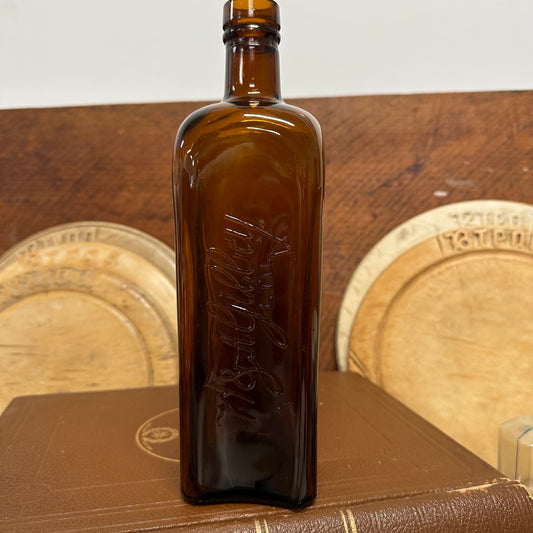 H&A Gilbey Amber Gin Bottle