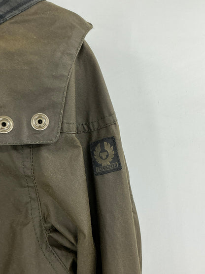 Belstaff Waxed Cotton Hooded Jacket 44