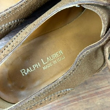 Vintage Ralph Lauren Suede Wingtip Oxford Shoe
