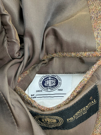 Vintage J. Press "Pressidential" Harris Tweed Sport Coat 46R