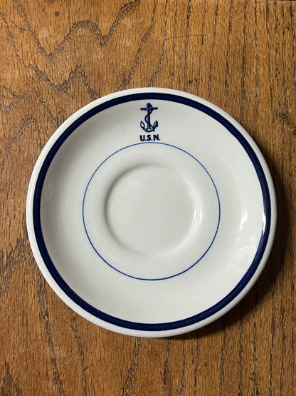 US Navy Wardroom China Bouillon Cup and Saucer