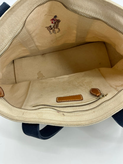Ralph Lauren Embroidered Pony Tote Bag