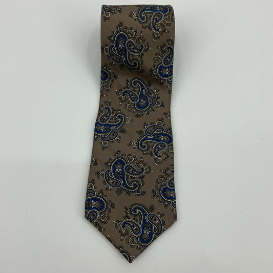 Vintage Strawbridge Clothier Men’s Blue Paisley Silk Tie