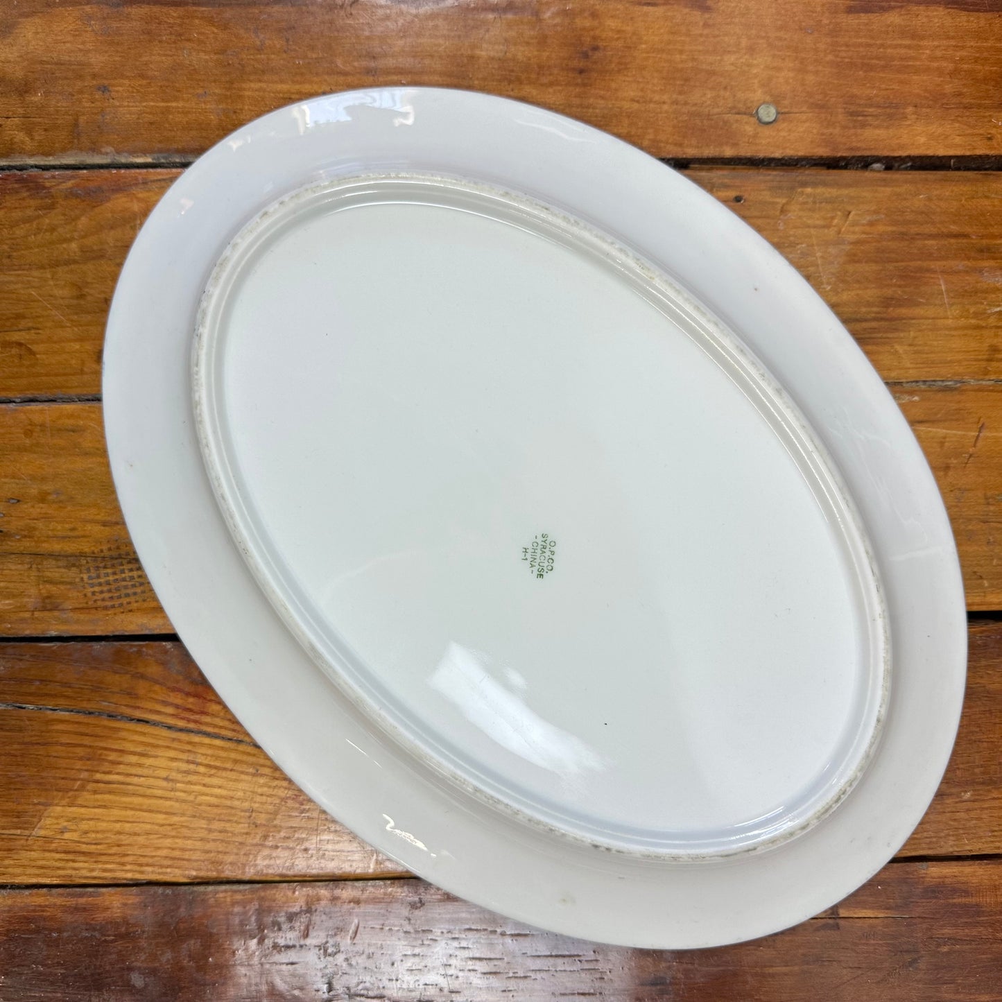 Greenbrier Hotel Platter Floral Pattern