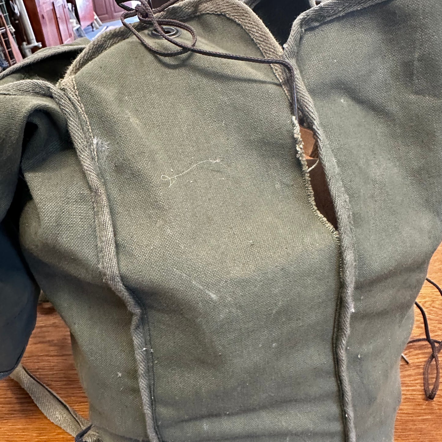 Official Trail Camper Back Pack Full of Wooden Blocks