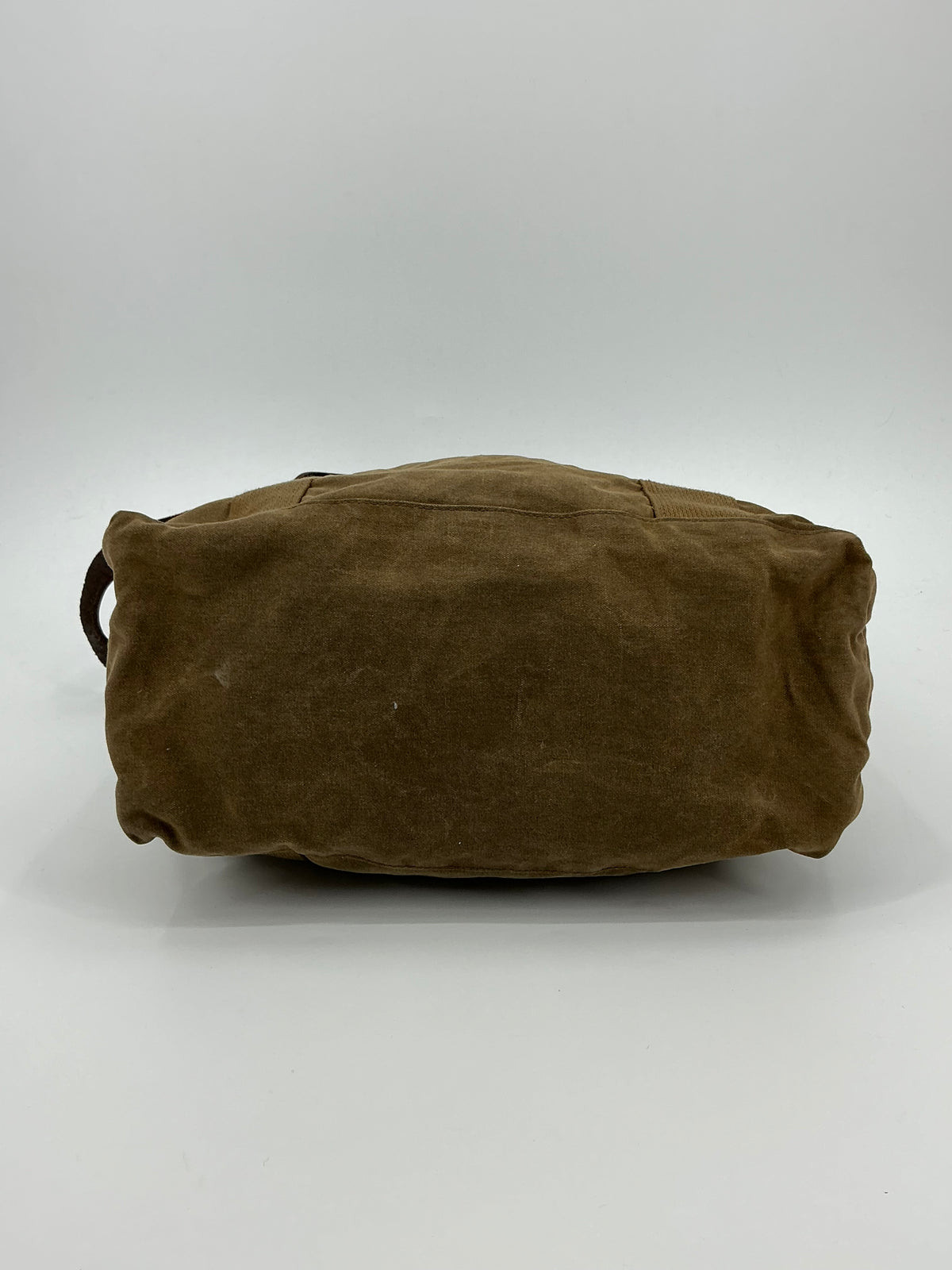 RRL Double RL Waxed Canvas And Leather Tote Bag