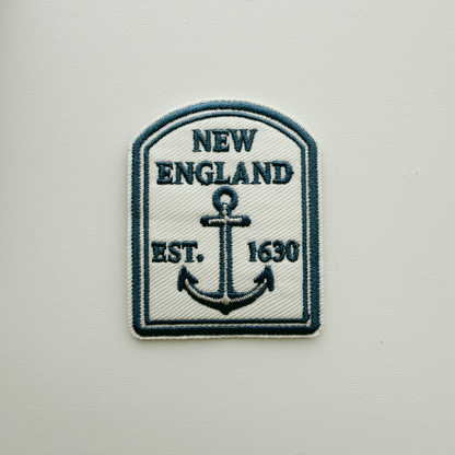 PREORDER. - 2" New England EST 1630 -  Embroidered Patch