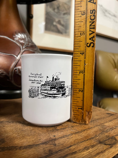 Jamestown Historical Society Mug - Governor Carr Ferry - Carr/Clarke School Reunion