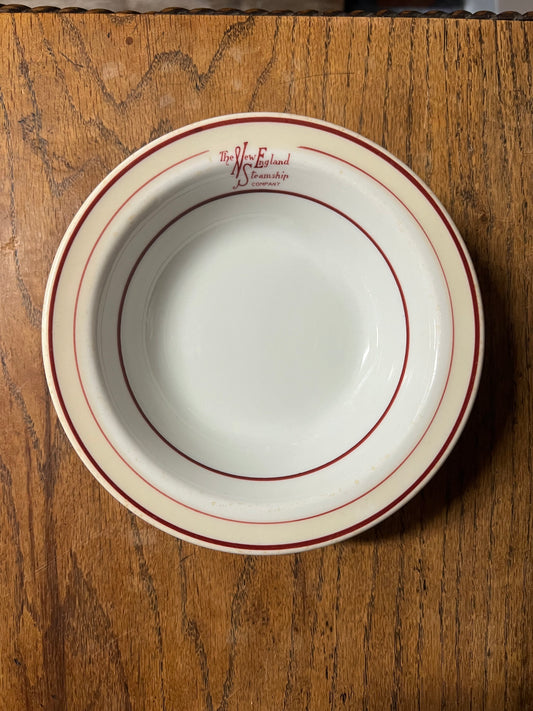 The New England Steamship Company Rim Bowl
