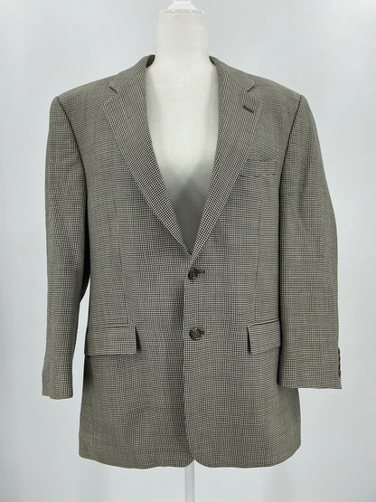 Vintage RALPH - Ralph Lauren Wool Glen Check Blazer Two-Button Sport Coat Boyds Philadelphia