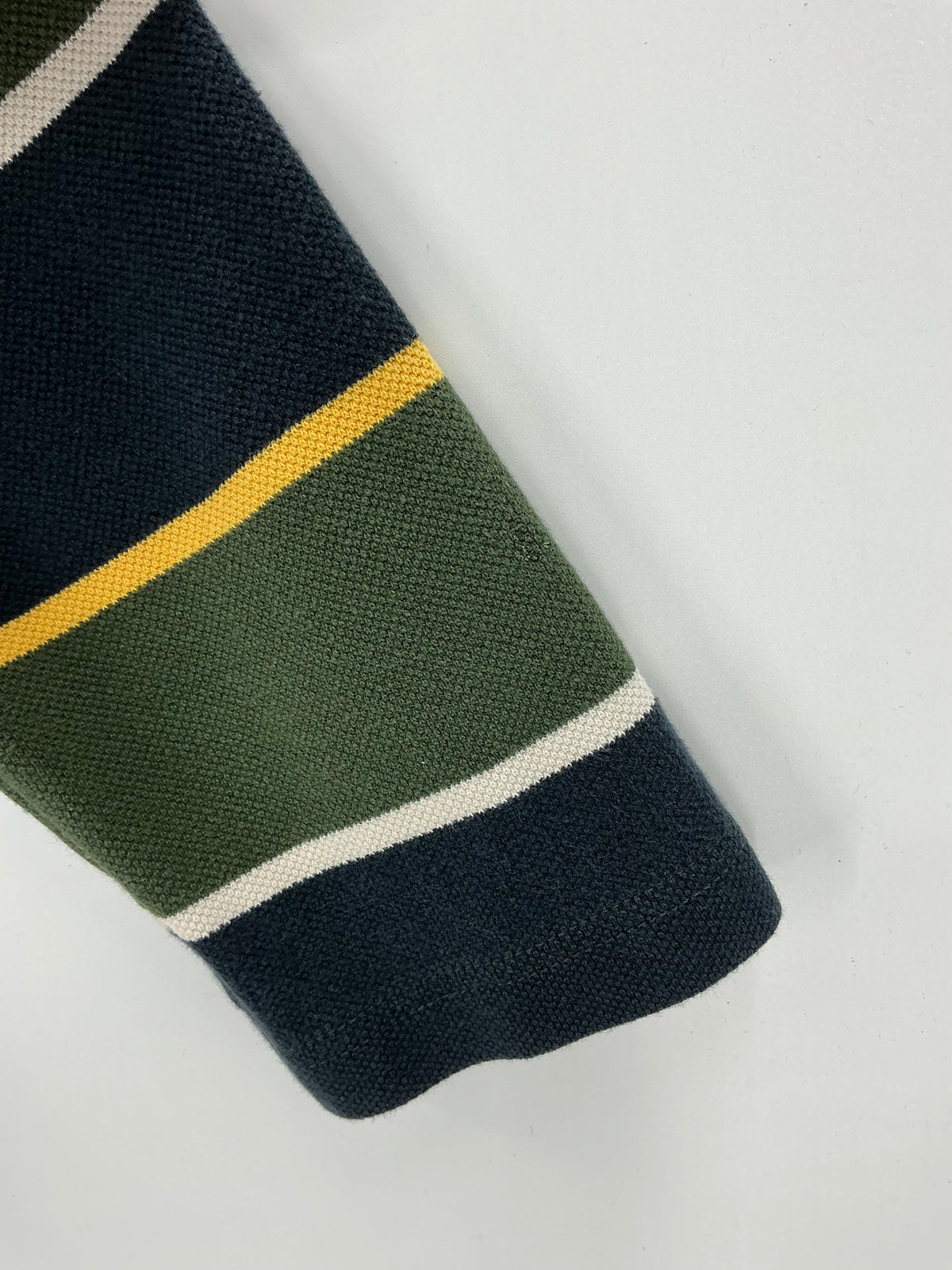 Vintage GAP Long Sleeve Rugby Stripe Polo Shirt Medium