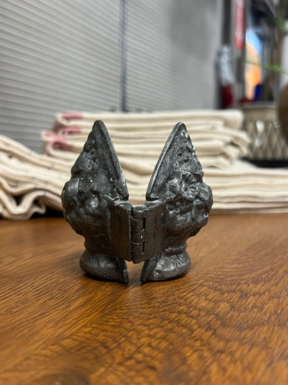 Pewter Ice Cream Mold - Flower Basket